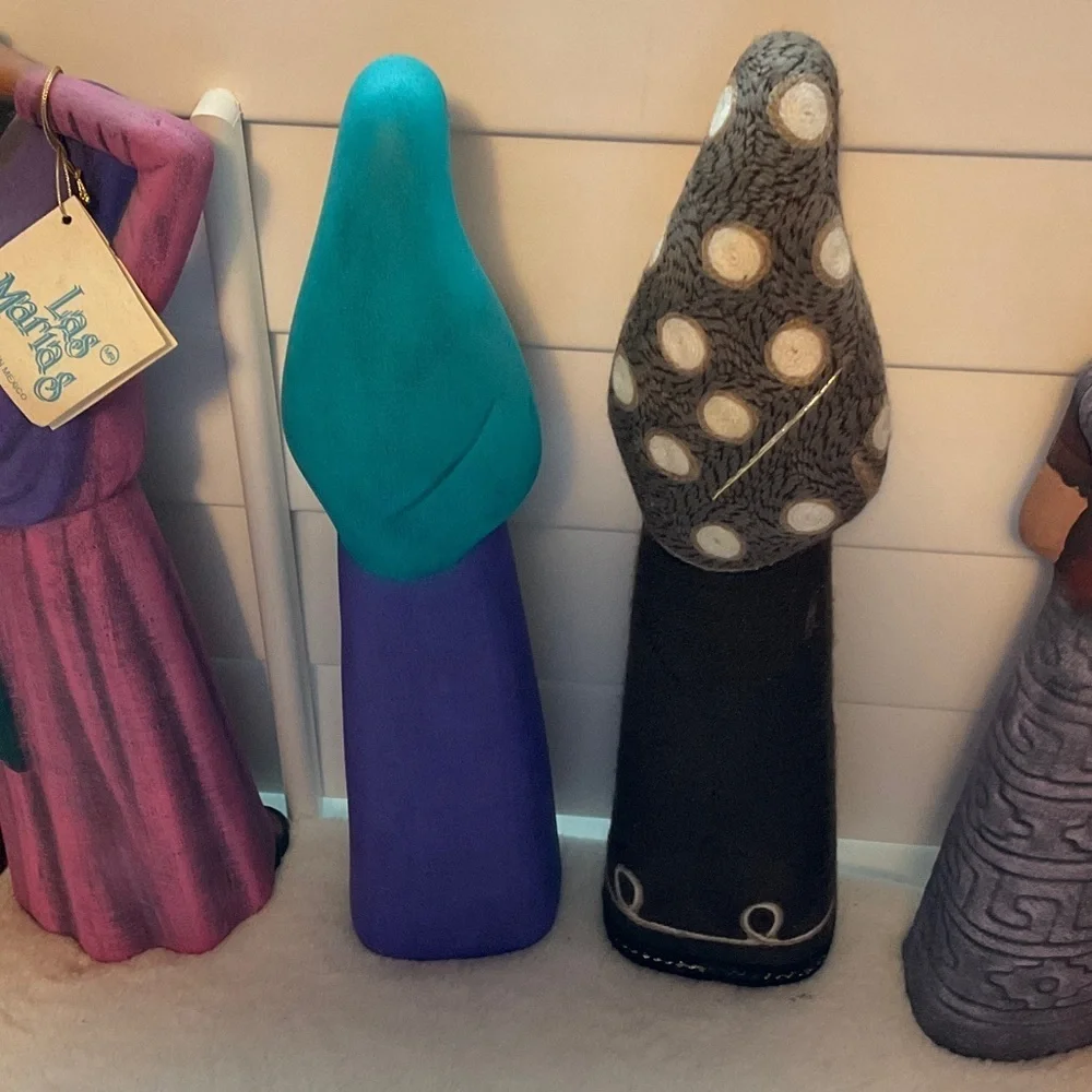 Elegant Multicolor Figurine Set